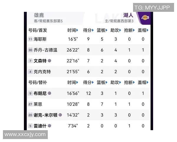湖人对阵雄鹿比赛数据分析与精彩瞬间回顾
